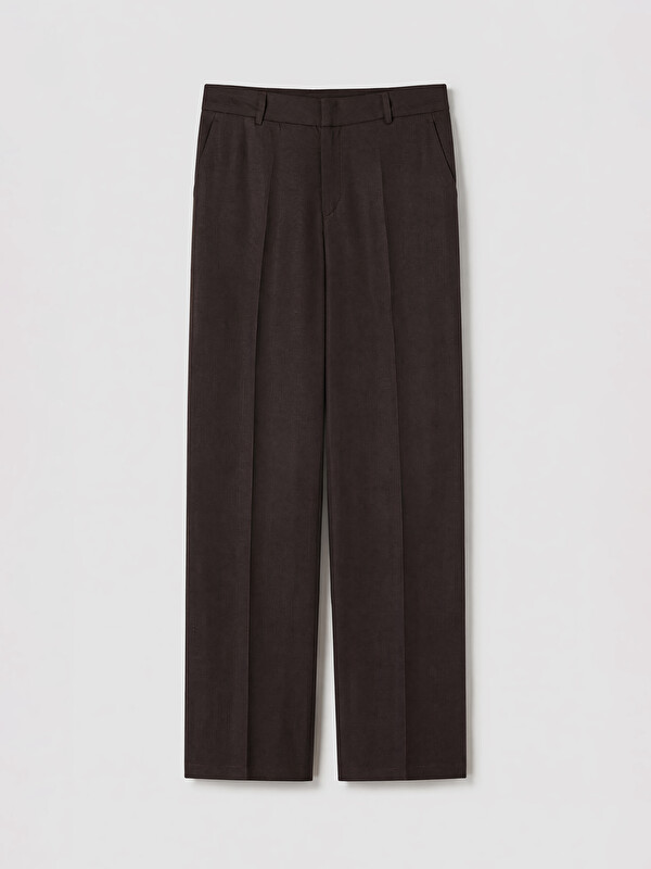 LCW Vision Linen Blend Pleated Women's Trousers