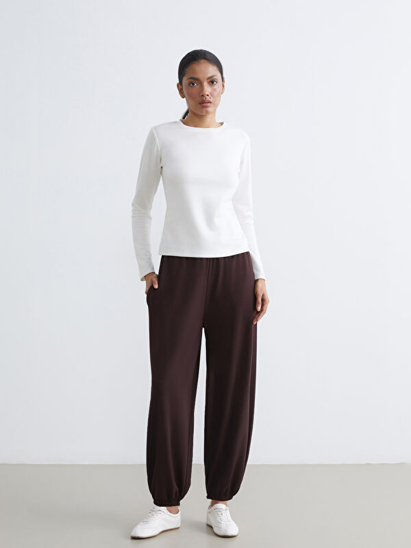 LCWAIKIKI Basic Soft Touch Kadın Jogger Eşofman Altı