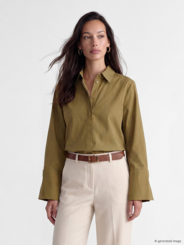 LCW EVERYDAY Regular Fit Poplin Women's Shirt