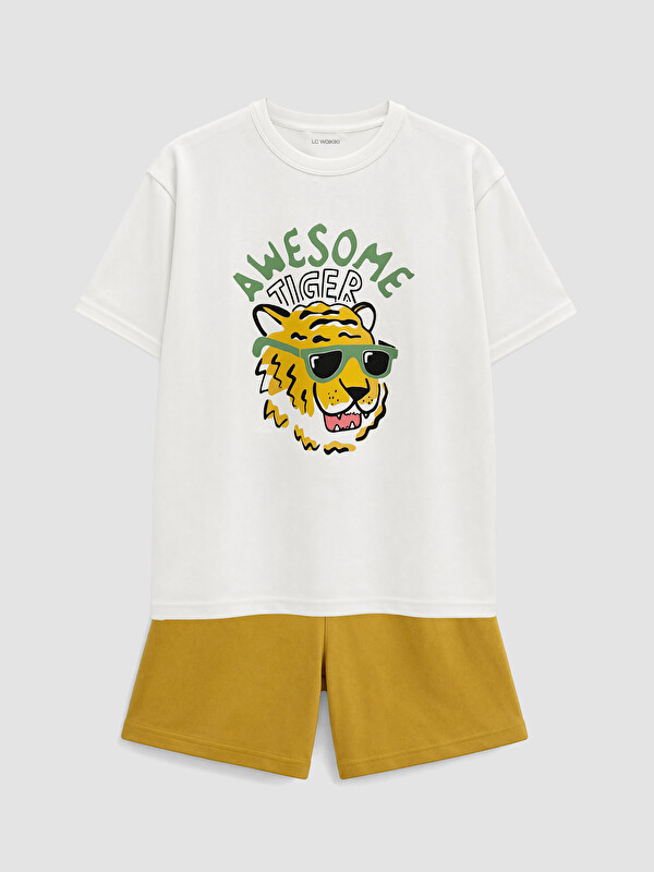 LCW Kids طقم أولاد مطبوع