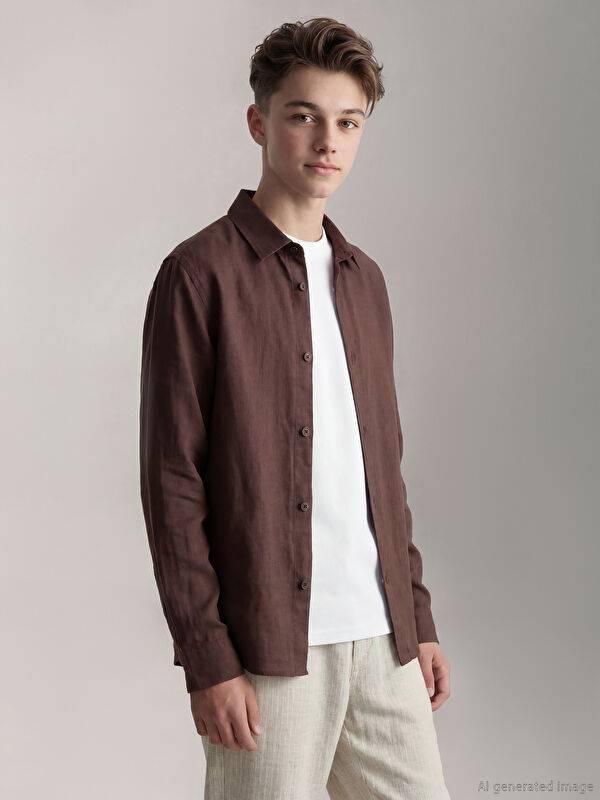 LCW Kids Junge BRAUN Hemd