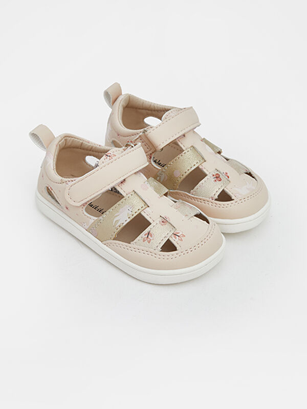 LCW STEPS Hook and Loop Baby Girls' Sandals