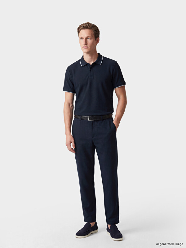 SOUTHBLUE Regular Fit Dokulu Erkek Pantolon