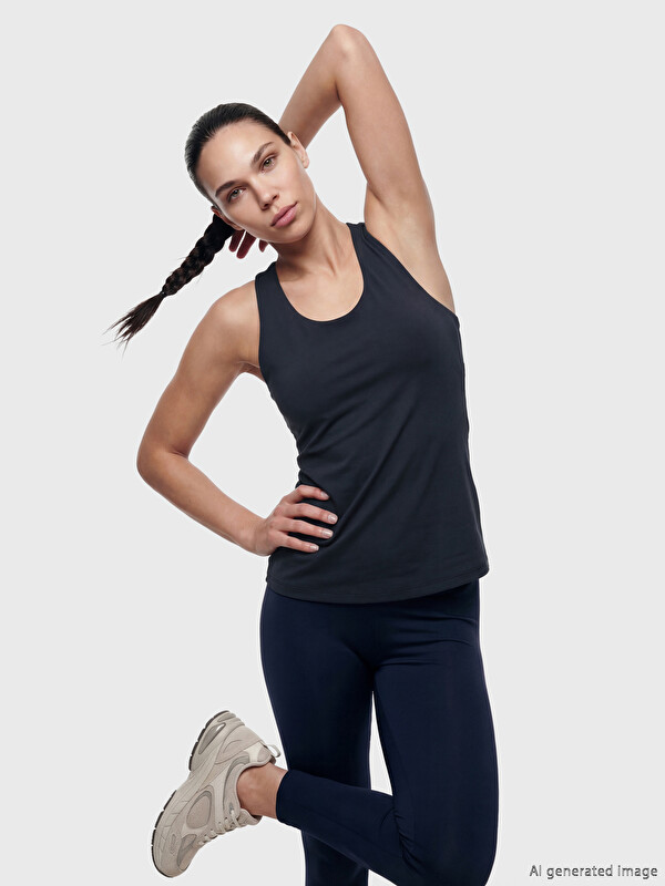 KOOR SPORT U Neck Women's Athletic Tank Top