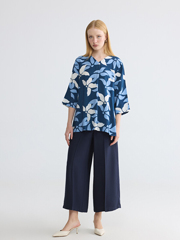 LCW Modest Pantalon Femme à Taille Élastiquée