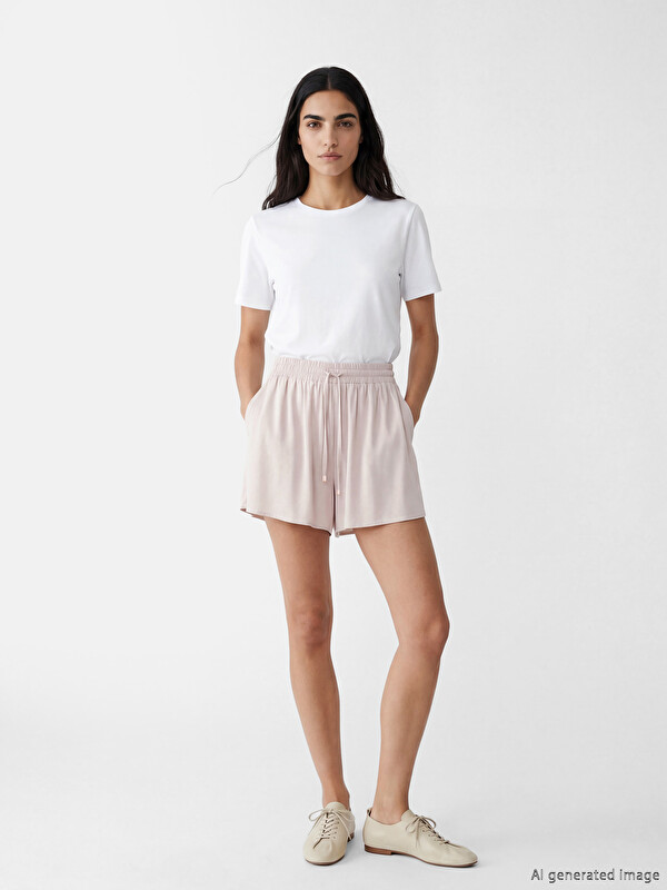 LCW Vision Shorts Brun Femme
