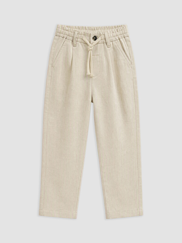 LCW Kids Loose & Loose Boys' Linen Trousers