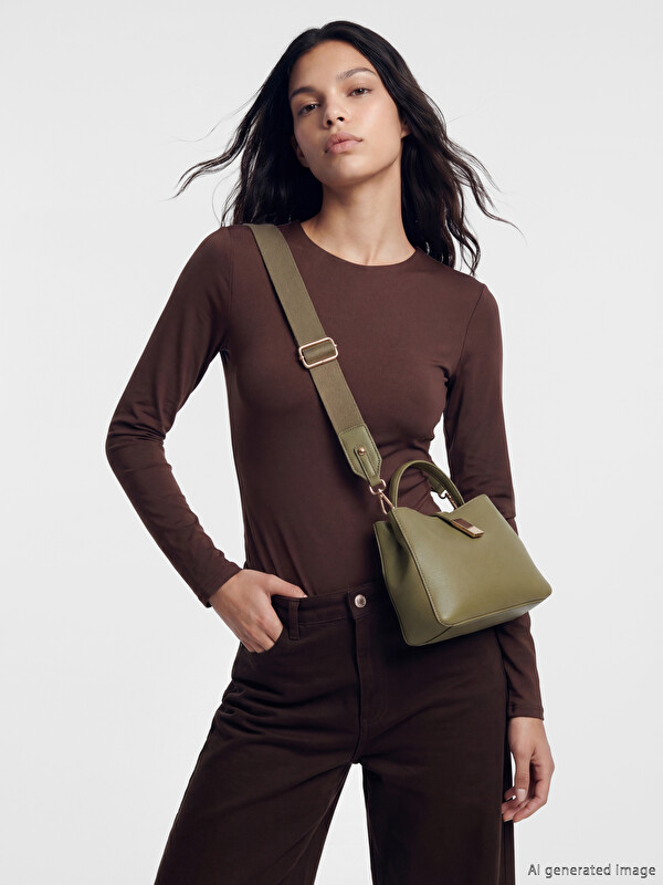 LCW ACCESSORIES Leather Look Women's Shoulder Bag