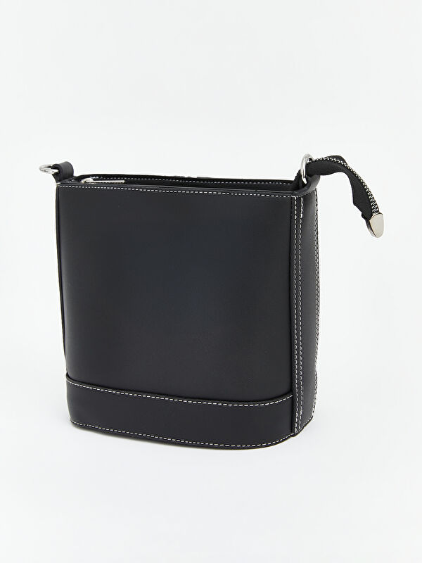 LCW ACCESSORIES Deri Görünümlü Kadın Omuz Çantası