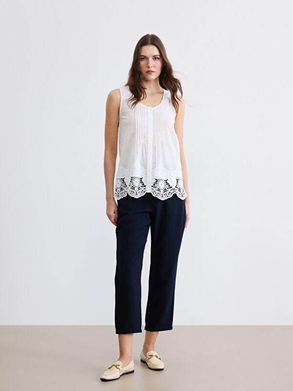 LCW EVERYDAY Beli Lastikli Loose Fit Kadın Pantolon