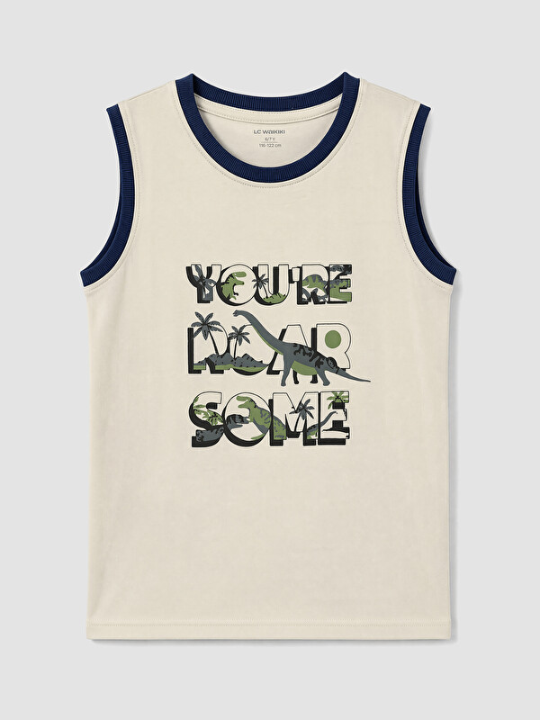 LCW Kids Dinosaur Printed Boys' Tank Top