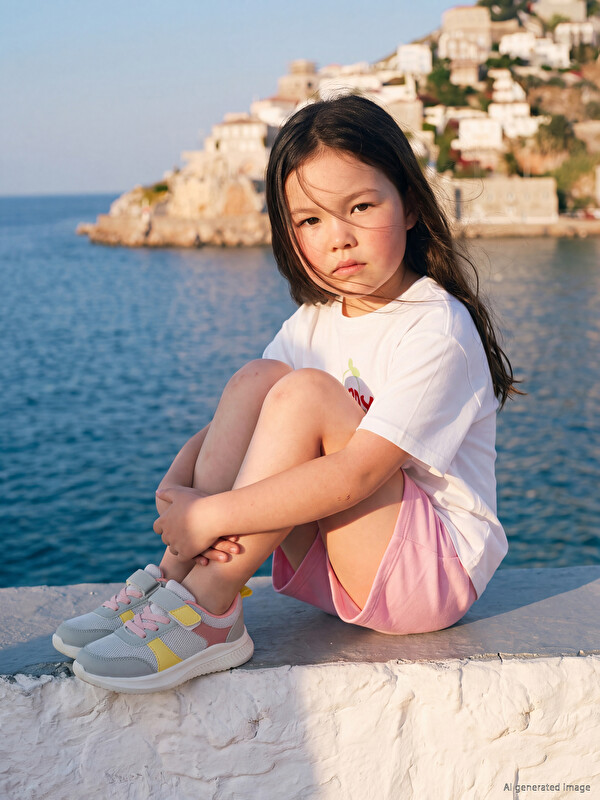 LCW Kids Elastic Waist Girls' Shorts