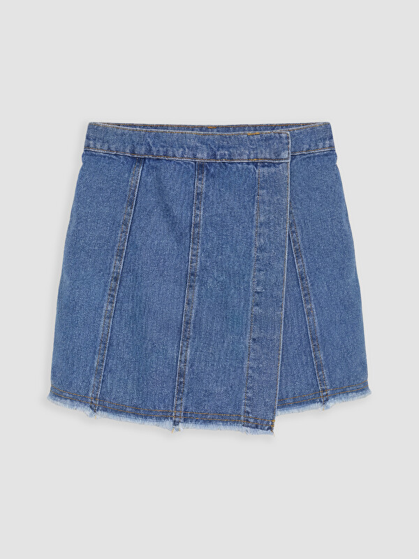 LCW Kids Girls' Jean Short Skirt