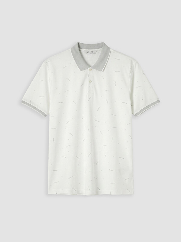LCW Vision Polo Yaka Desenli Pike Erkek Tişört
