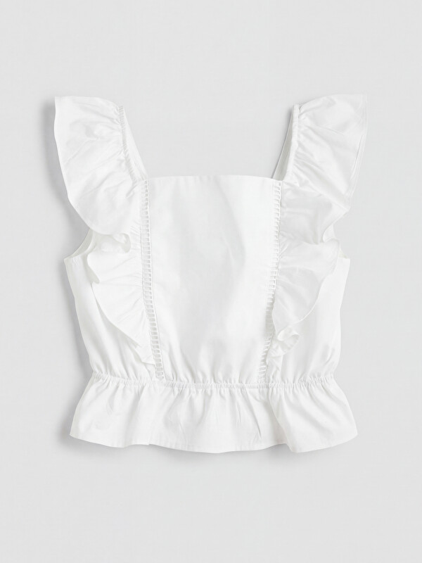 LCW Kids Girl White Blouse