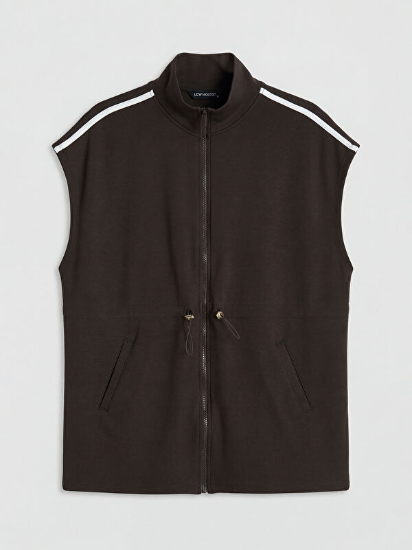LCW Modest Dik Yaka Oversize Kadın Yelek