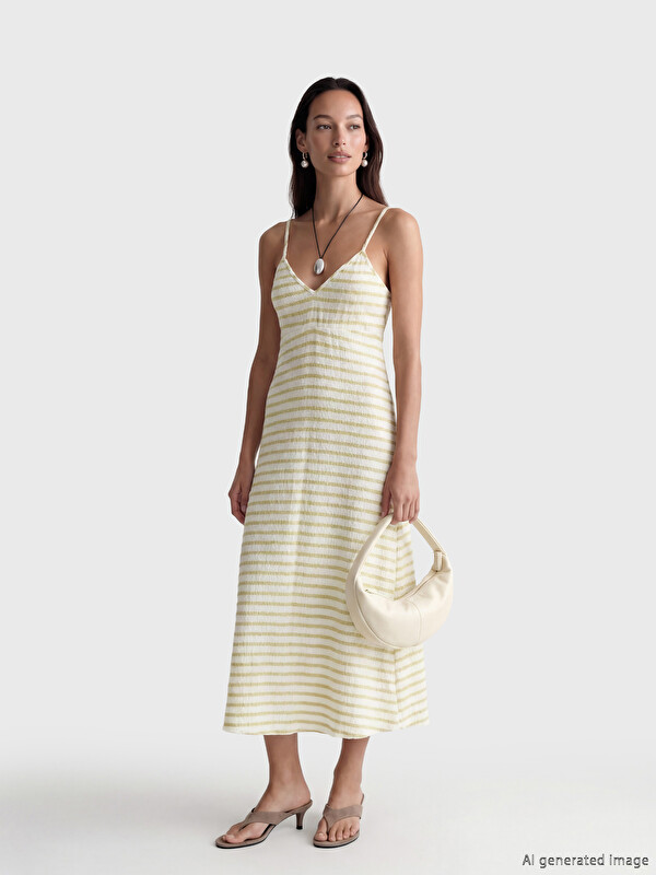 LCW ECO Woman Beige Dress