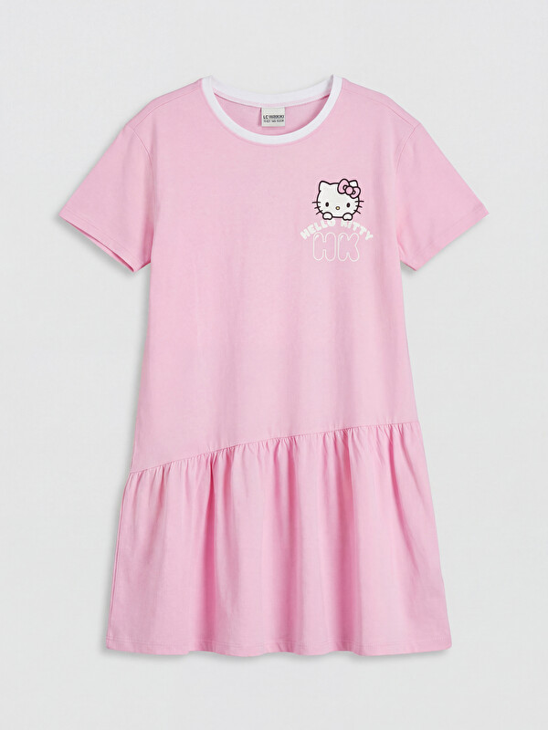LCW Kids فستان Hello Kitty مطبوع للبنات