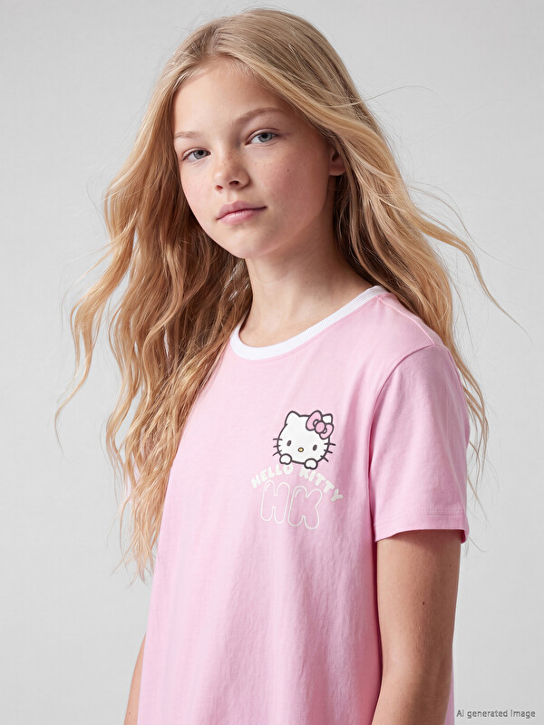 LCW Kids فستان Hello Kitty مطبوع للبنات