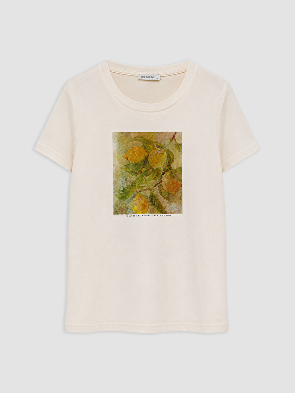 LCWAIKIKI Classic Crew Neck Printed Women's T-Shirt