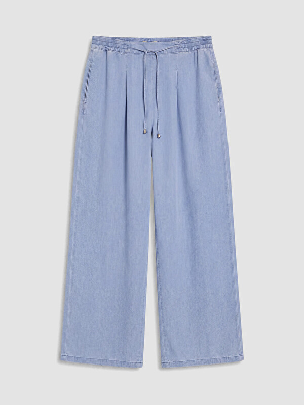 LCW Jeans Elastic Waist Wideleg Women's Jeans