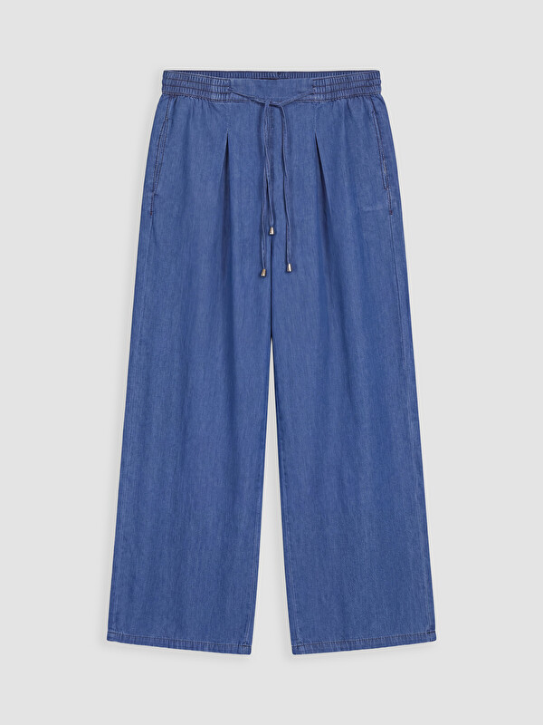 LCW Jeans Elastic Waist Wideleg Women's Jeans