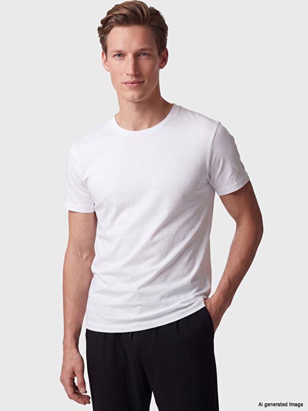 LC WAIKIKI Crew Neck Men's Pyjama Top