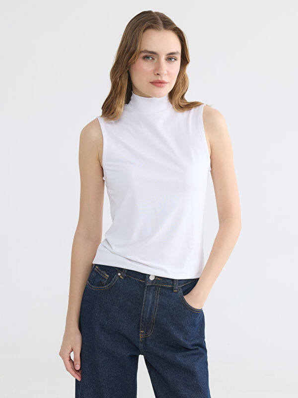 LCWAIKIKI Basic سترة نسائية بكول مونطي