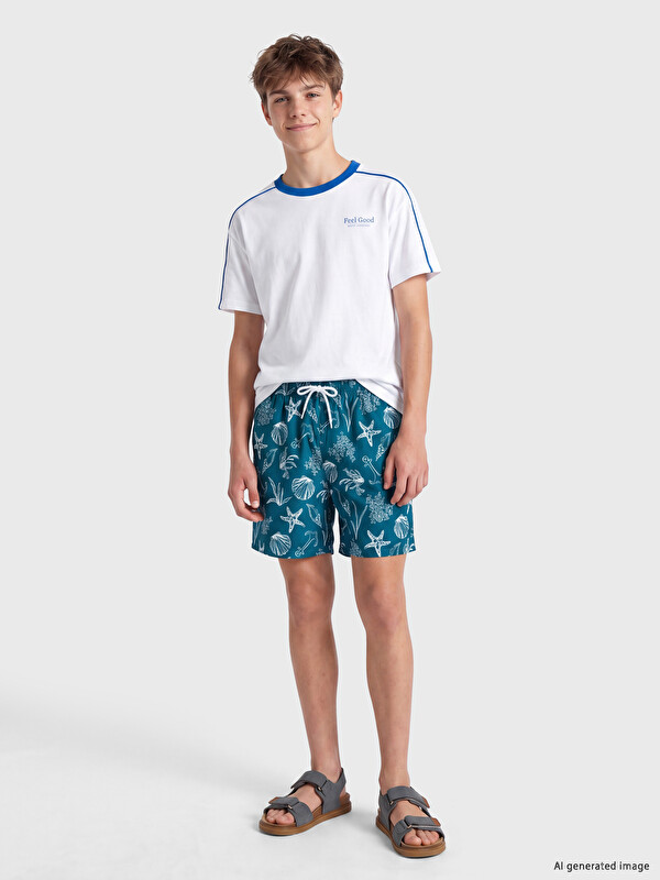 LCW Kids Patterned Boys' Swimming Shorts