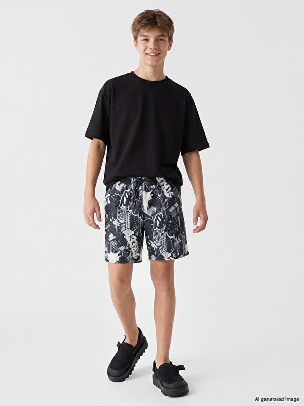 LCW Kids Printed Boys' Swim Shorts