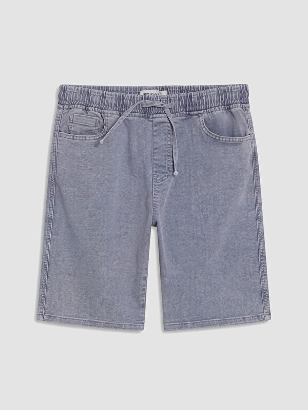 LCW Jeans Regular Fit Beli Lastikli Erkek Jean Şort
