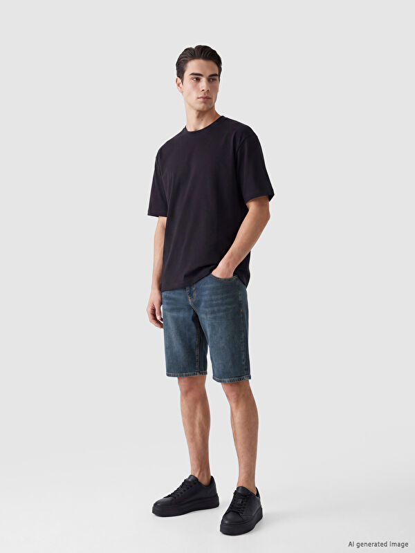 LCW Jeans Regular Fit Erkek Jean Şort