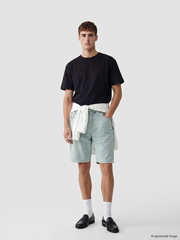 LCW Jeans Regular Fit Men's Jean Shorts