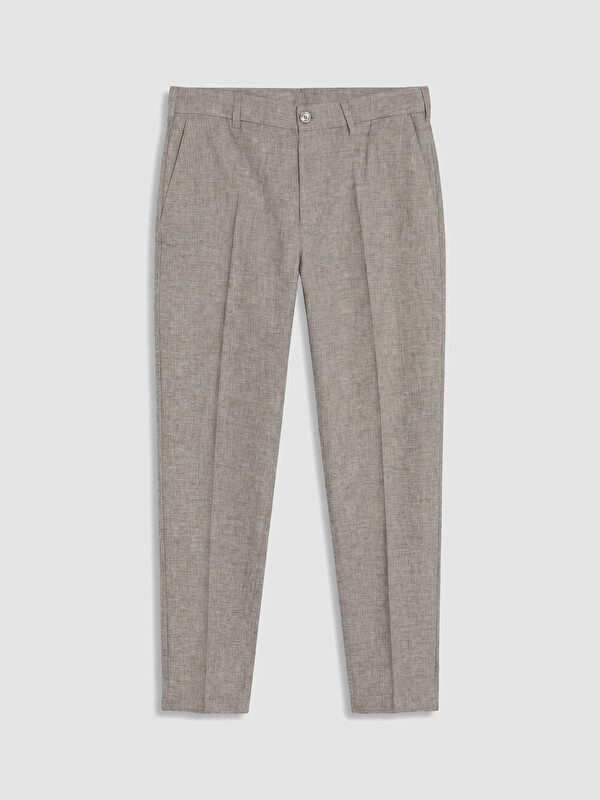 SOUTHBLUE Regular Fit Keten Karışımlı Erkek Pantolon