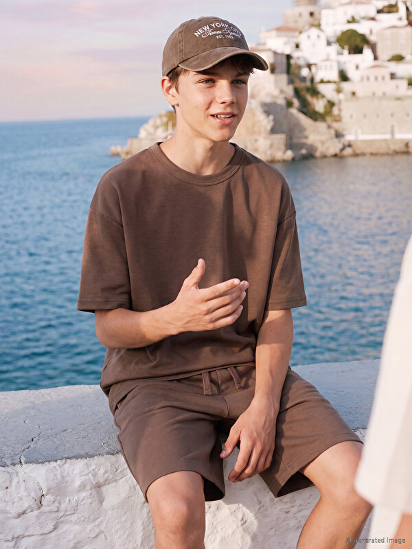 LCW Kids Crew Neck Boys' Soft Touch T-Shirt