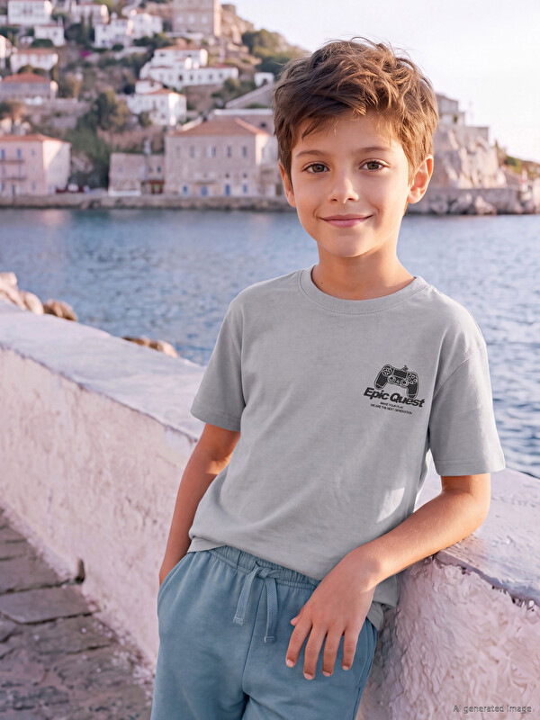 LCW Kids Štampana majica za bebu dečaka