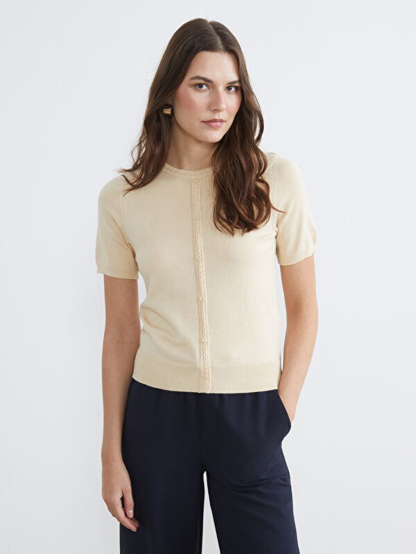 LCW Comfort Femër E VERDHE Kardigan