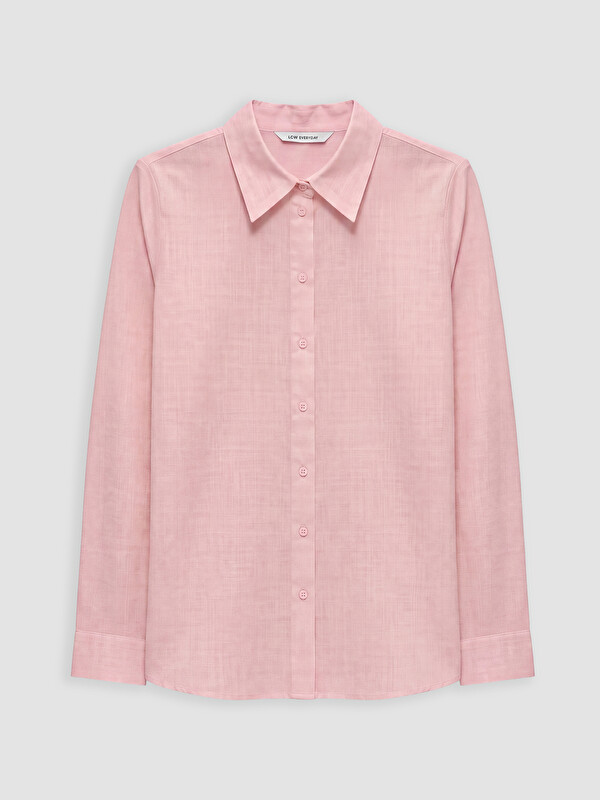 LCWAIKIKI Classic Woman Pink Shirt