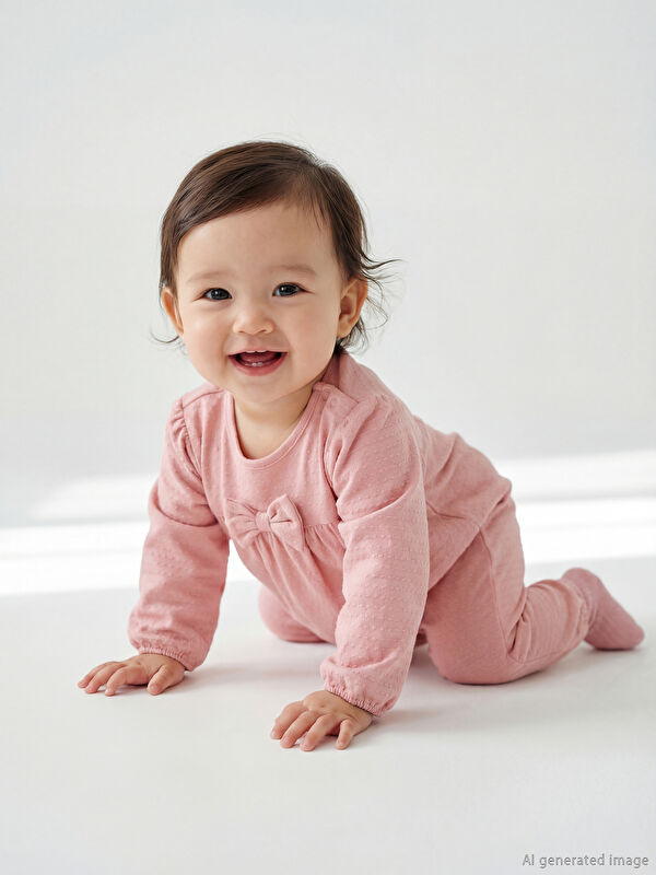LCW baby Fiyonklu Kız Bebek Tulum