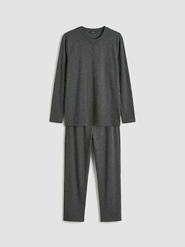 LCW Limitless Kolay Giyilebilir Çıtçıtlı Erkek Pijama Takımı
