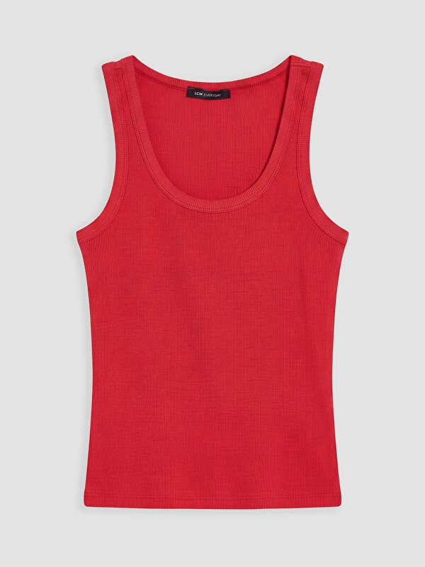 LCW EVERYDAY Woman Red Tank Top