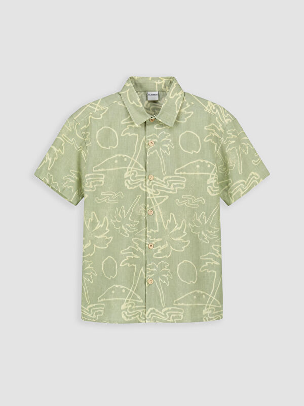 LCW Kids Patterned Boys' Shirt