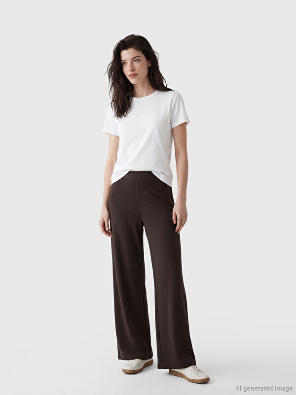 LCW Comfort Beli Lastikli Soft Touch Kadın Eşofman Altı