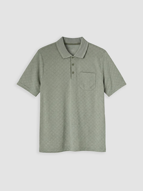 LCWAIKIKI Classic Polo Yaka Dokulu Erkek Tişört