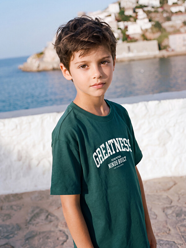 LCW Kids T-shirt Col rond Imprimé Garçons