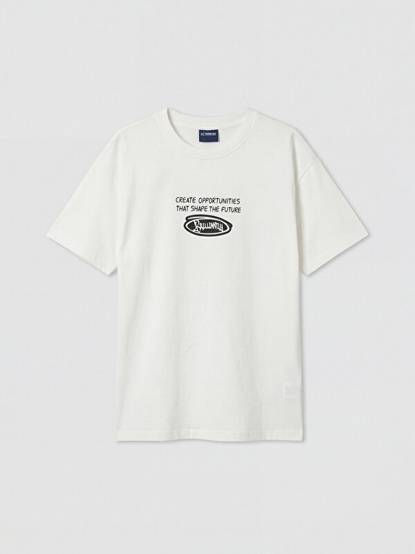 LCW Kids Boy White T-Shirt