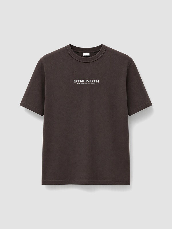 LCW Kids Boy Brown T-Shirt