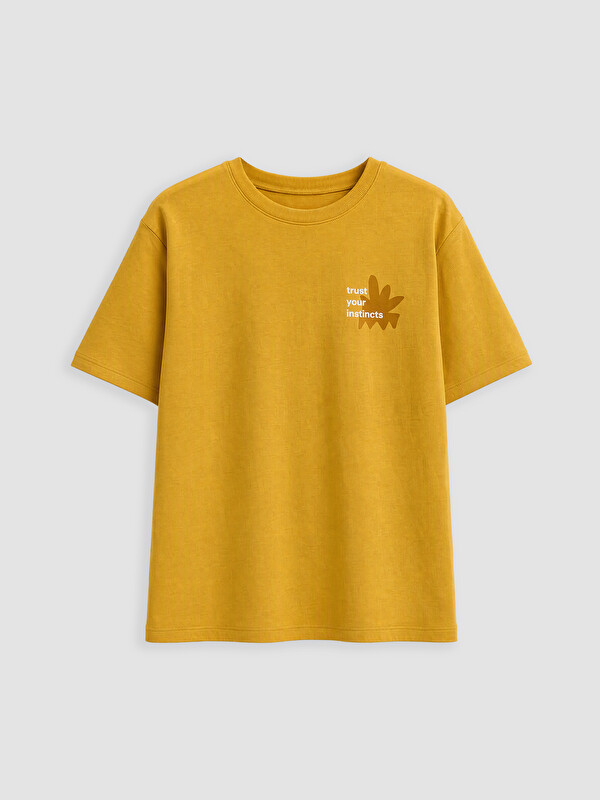 LCW Kids Crew Neck Printed Boys' T-Shirt