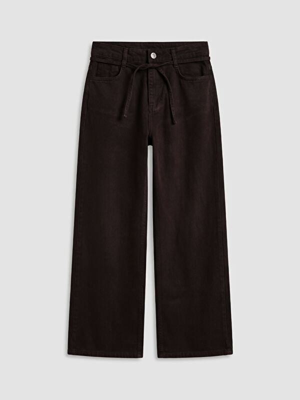 LCW Kids Wideleg Kız Çocuk Gabardin Pantolon