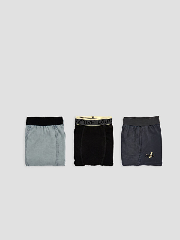 LCW Kids Erkek Çocuk Boxer 3'lü